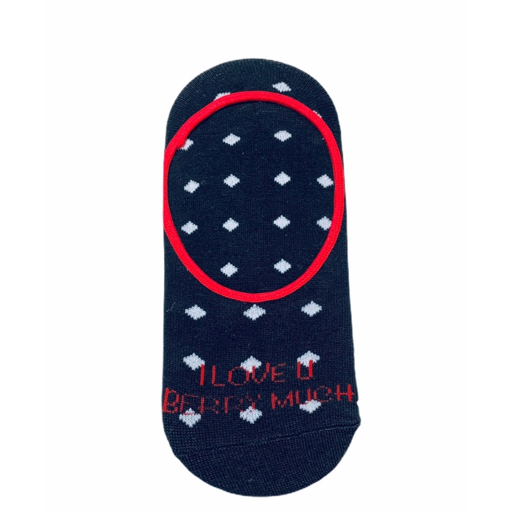 ❣️3/$15❣️ “I LOVE BERRY MUCH” No Show Socks